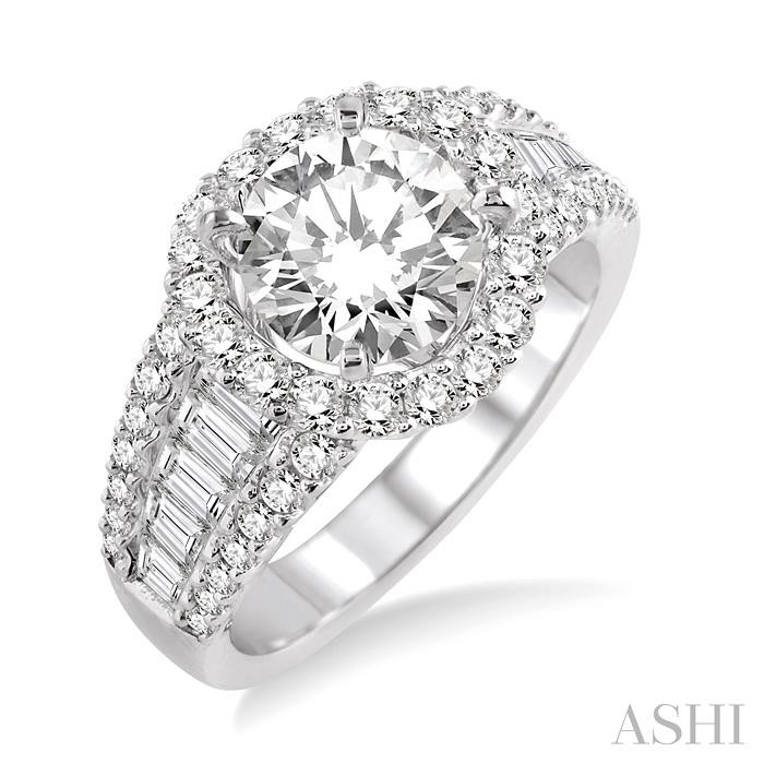 SEMI-MOUNT DIAMOND ENGAGEMENT RING