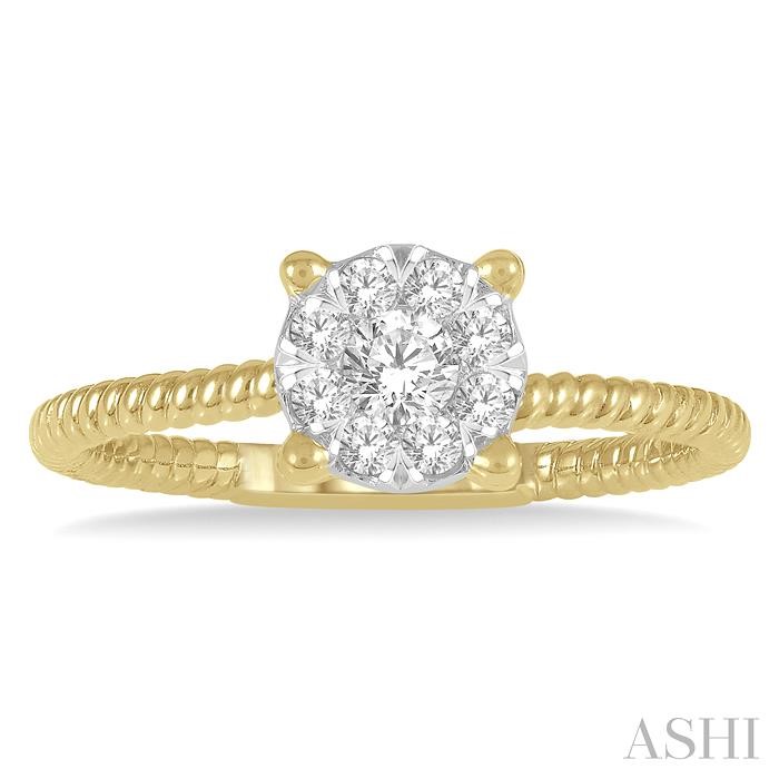 Round Shape Lovebright Diamond Ring-2