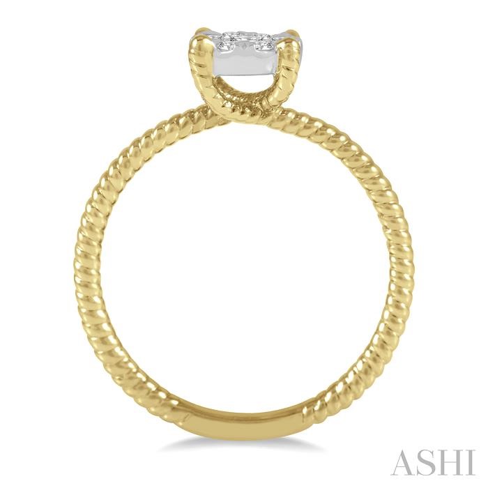 Round Shape Lovebright Diamond Ring-3