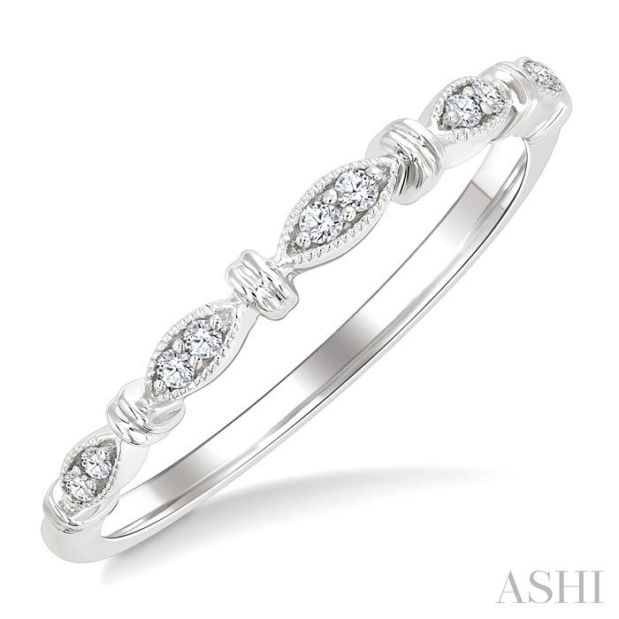 Stackable Diamond Wedding Band