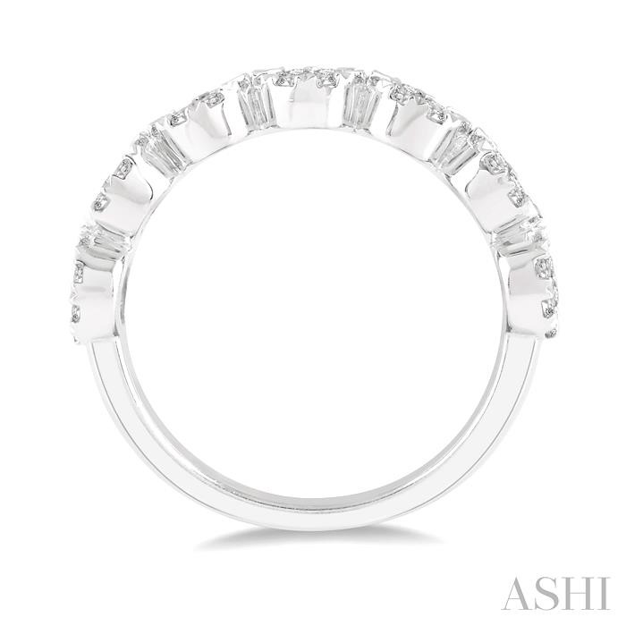 Round Shape 7 Stone Lovebright Essential Diamond Wedding Band-3
