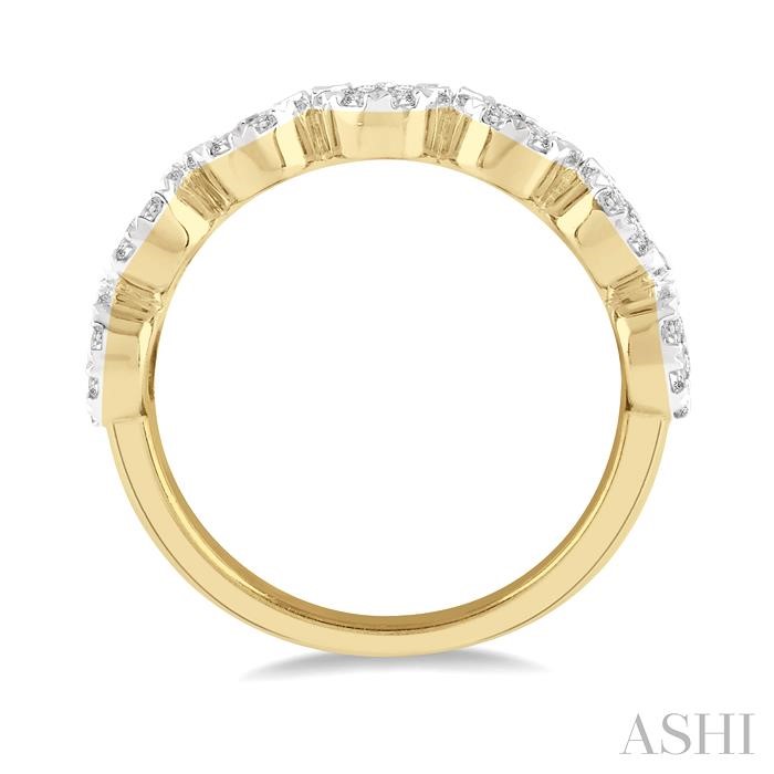 Round Shape 7 Stone Lovebright Essential Diamond Wedding Band-3