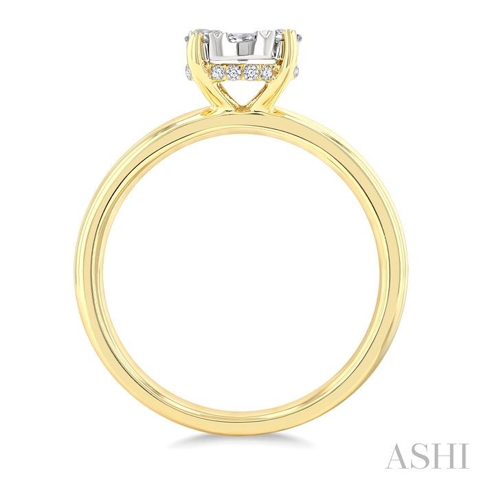 Oval Shape Lovebright Diamond Ring-3