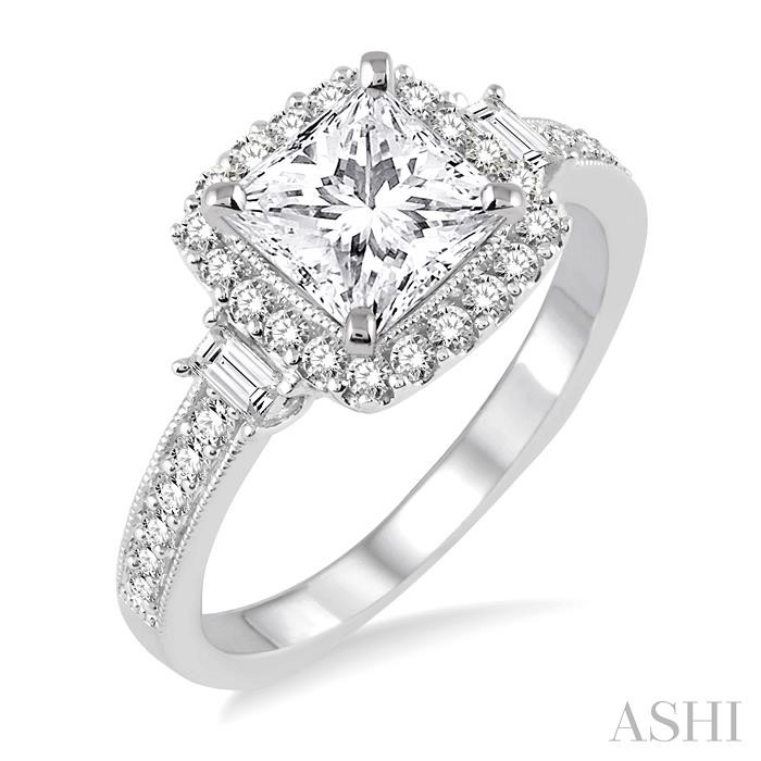 HALO DIAMOND ENGAGEMENT RING