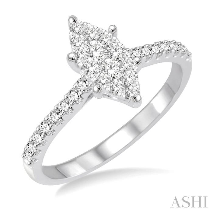 MARQUISE SHAPE LOVEBRIGHT ESSENTIAL DIAMOND RING