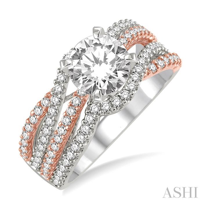 SEMI-MOUNT DIAMOND ENGAGEMENT RING