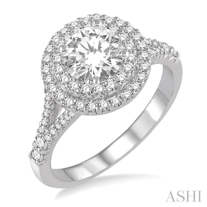 SEMI-MOUNT DIAMOND ENGAGEMENT RING