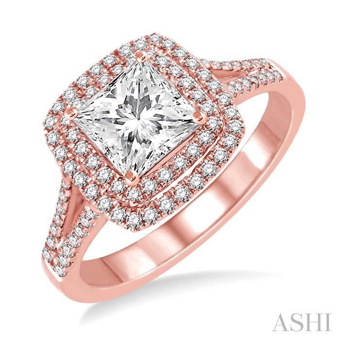 SEMI-MOUNT DIAMOND ENGAGEMENT RING
