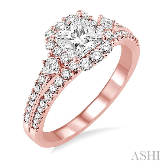 HALO DIAMOND ENGAGEMENT RING