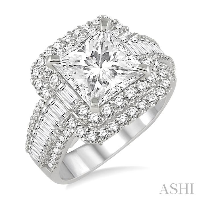 SEMI-MOUNT DIAMOND ENGAGEMENT RING