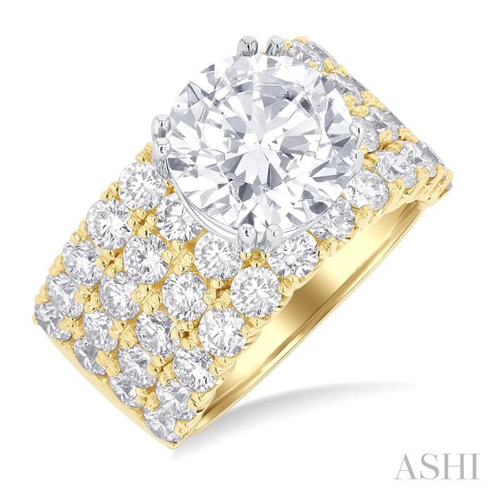 SEMI-MOUNT DIAMOND ENGAGEMENT RING