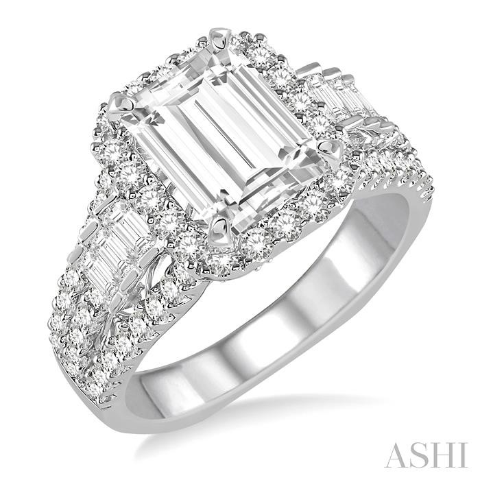SEMI-MOUNT DIAMOND ENGAGEMENT RING