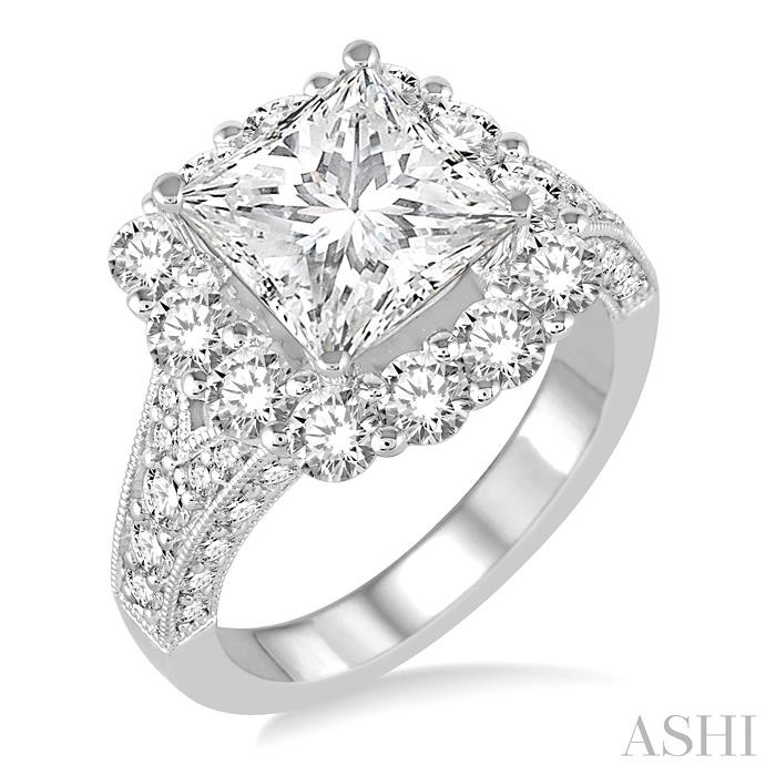 SEMI-MOUNT DIAMOND ENGAGEMENT RING