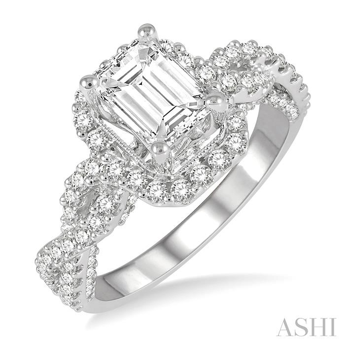 SEMI-MOUNT DIAMOND ENGAGEMENT RING