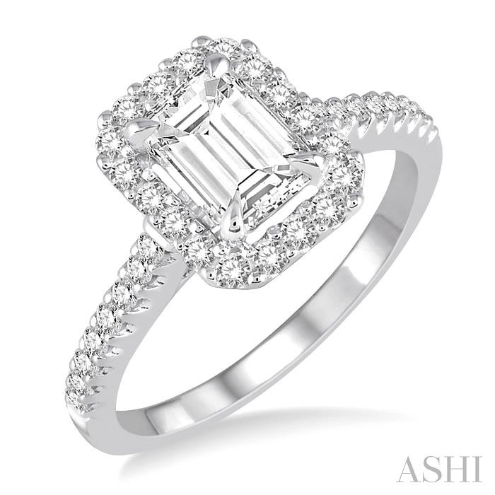 SEMI-MOUNT DIAMOND ENGAGEMENT RING