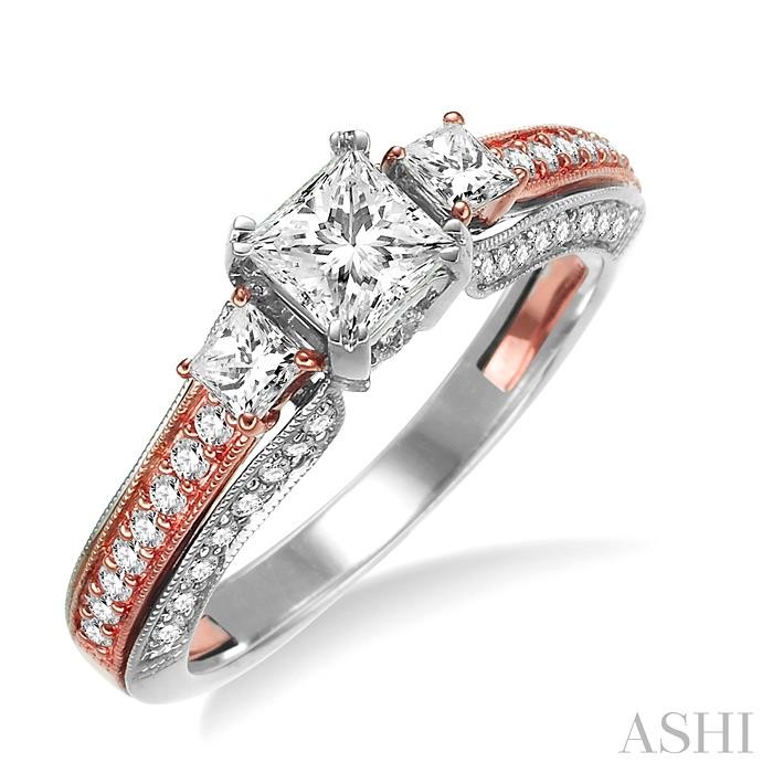 PAST PRESENT & FUTURE DIAMOND ENGAGEMENT RING