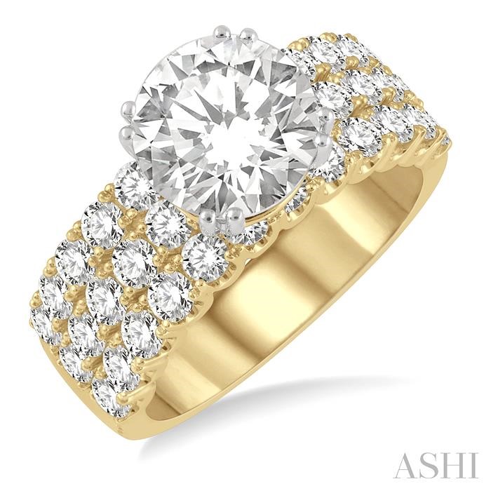 SEMI-MOUNT DIAMOND ENGAGEMENT RING
