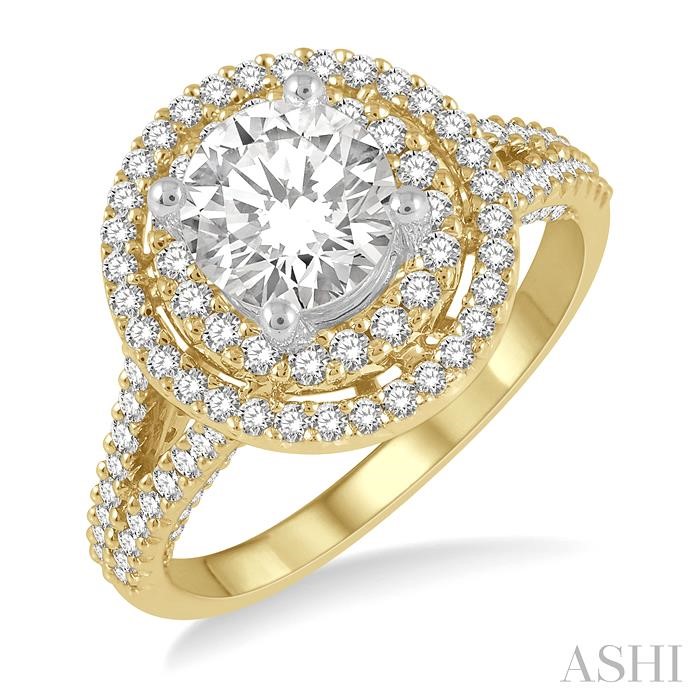 SEMI-MOUNT DIAMOND ENGAGEMENT RING