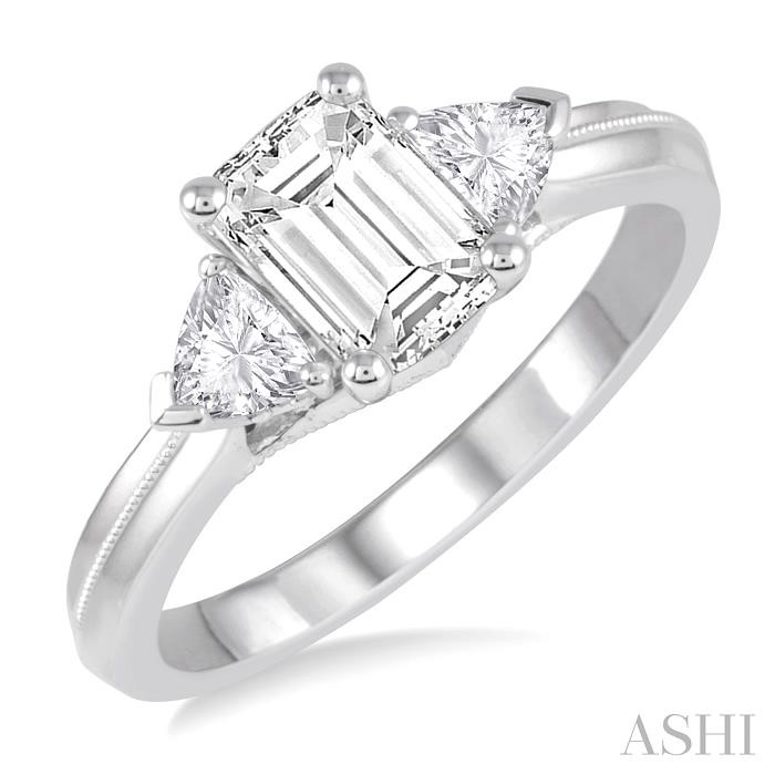 SEMI-MOUNT DIAMOND ENGAGEMENT RING