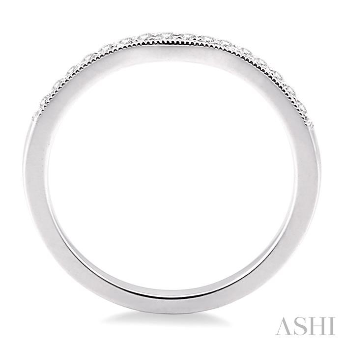 Curved Diamond Wedding Band-3