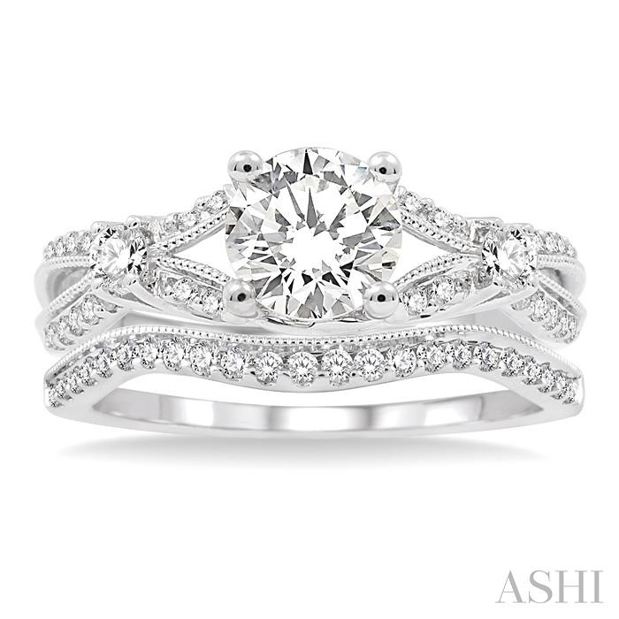 Round Shape Diamond Wedding Set-2
