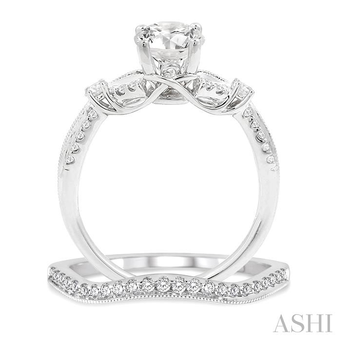 Round Shape Diamond Wedding Set-3