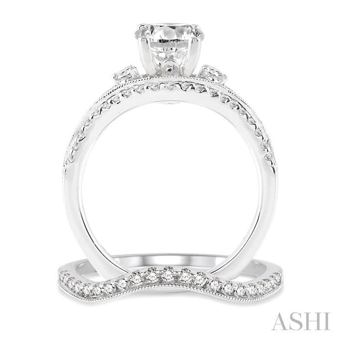 Round Shape Diamond Wedding Set-3