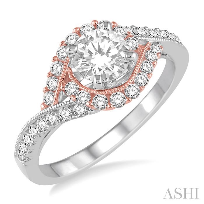 ROUND SHAPE DIAMOND ENGAGEMENT RING