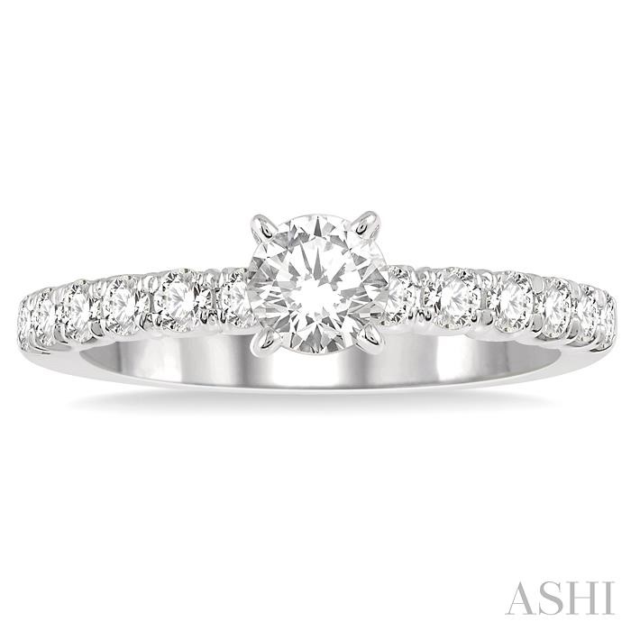 Round Shape Endless Embrace Diamond Engagement Ring-2