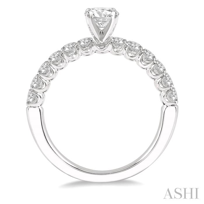 Round Shape Endless Embrace Diamond Engagement Ring-3