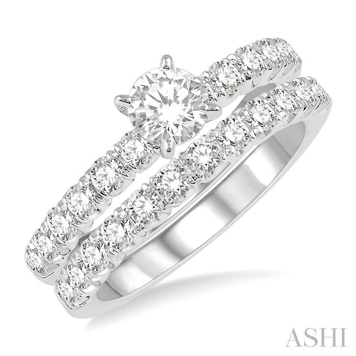 ROUND SHAPE ENDLESS EMBRACE DIAMOND WEDDING SET