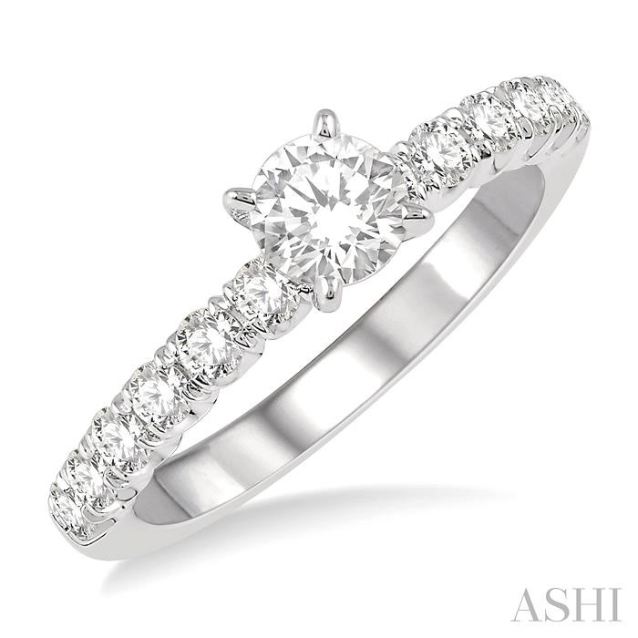 ENDLESS EMBRACE SEMI-MOUNT DIAMOND ENGAGEMENT RING