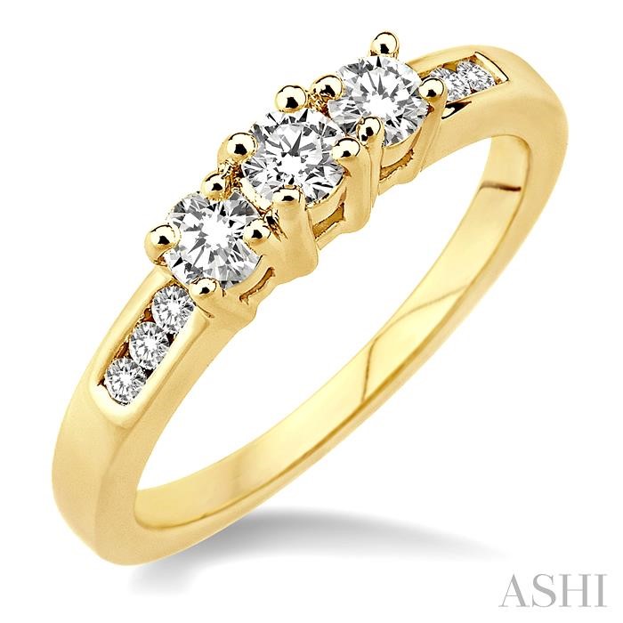 PAST PRESENT & FUTURE DIAMOND ENGAGEMENT RING