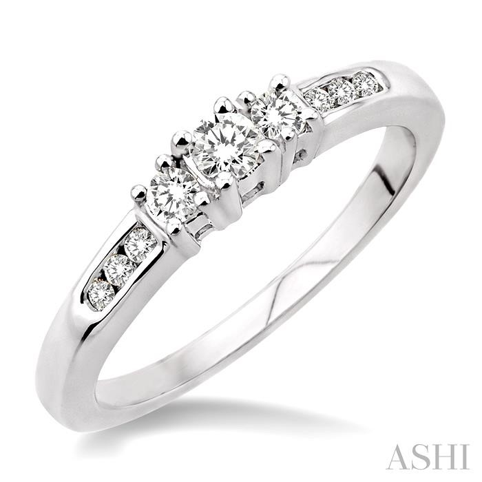 PAST PRESENT & FUTURE DIAMOND ENGAGEMENT RING