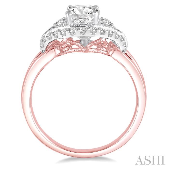 Round Shape Diamond Engagement Ring-3