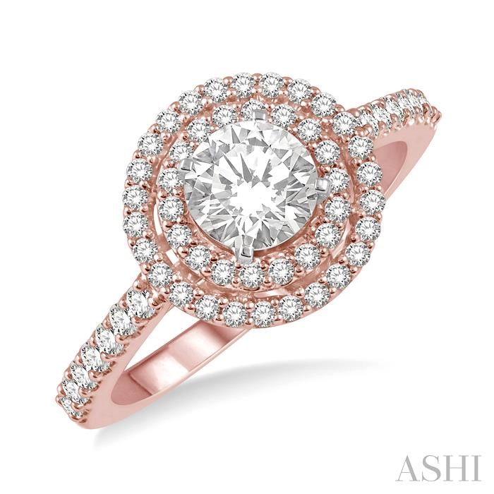 SEMI-MOUNT DIAMOND ENGAGEMENT RING