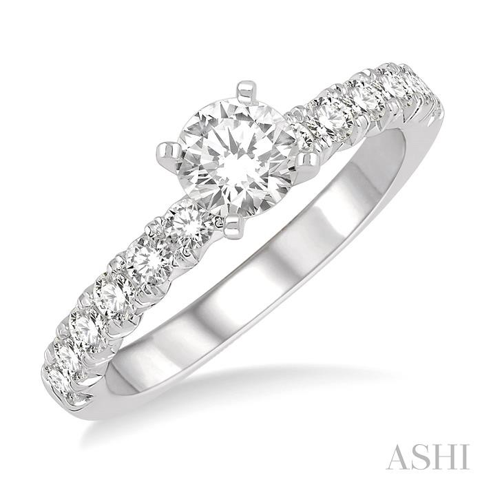 ROUND SHAPE ENDLESS EMBRACE DIAMOND ENGAGEMENT RING