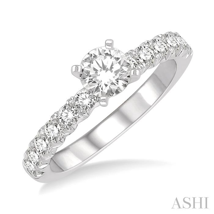 ENDLESS EMBRACE SEMI-MOUNT DIAMOND ENGAGEMENT RING
