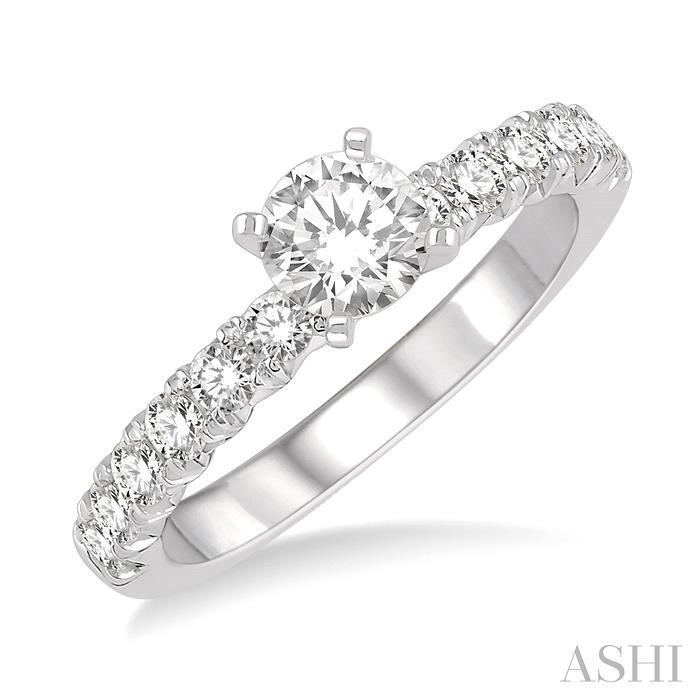 ENDLESS EMBRACE SEMI-MOUNT DIAMOND ENGAGEMENT RING