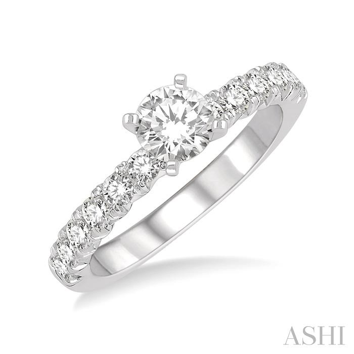 ENDLESS EMBRACE SEMI-MOUNT DIAMOND ENGAGEMENT RING