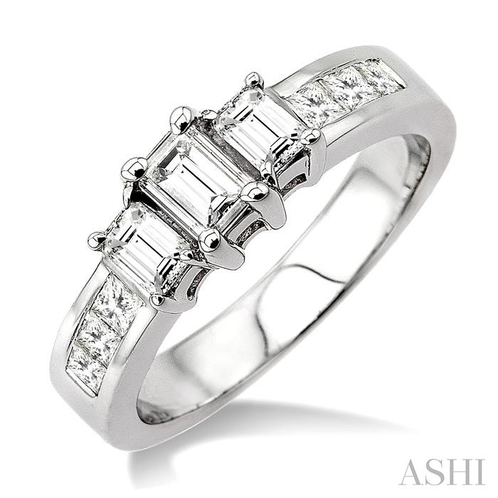PAST PRESENT & FUTURE DIAMOND ENGAGEMENT RING