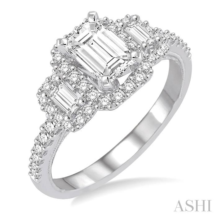 HALO DIAMOND ENGAGEMENT RING