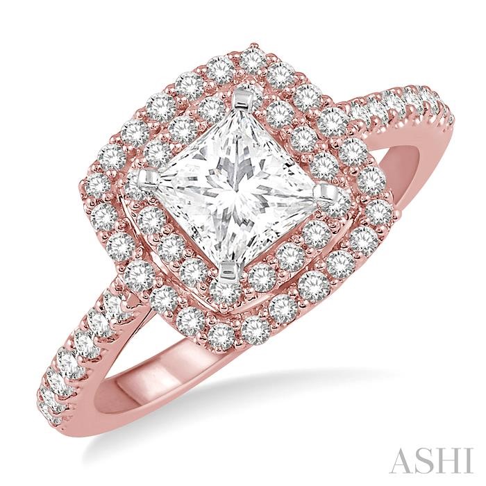 HALO DIAMOND ENGAGEMENT RING