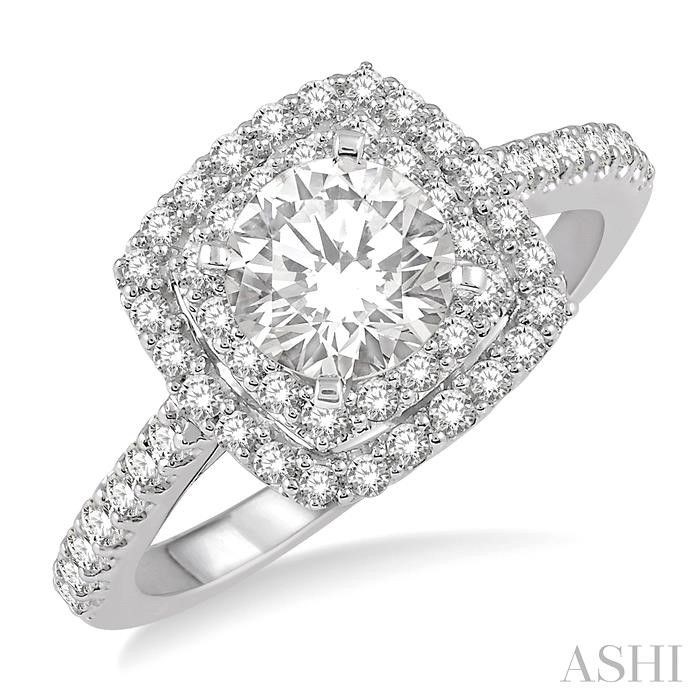 HALO DIAMOND ENGAGEMENT RING
