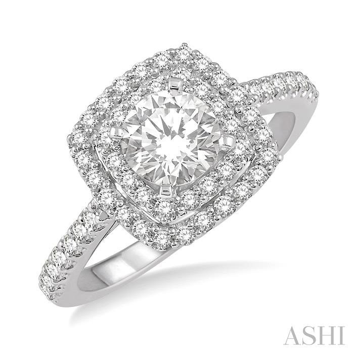 SEMI-MOUNT DIAMOND ENGAGEMENT RING