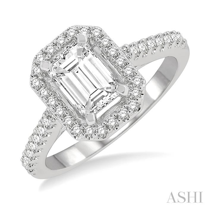 SEMI-MOUNT DIAMOND ENGAGEMENT RING