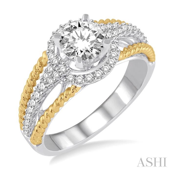 HALO DIAMOND ENGAGEMENT RING