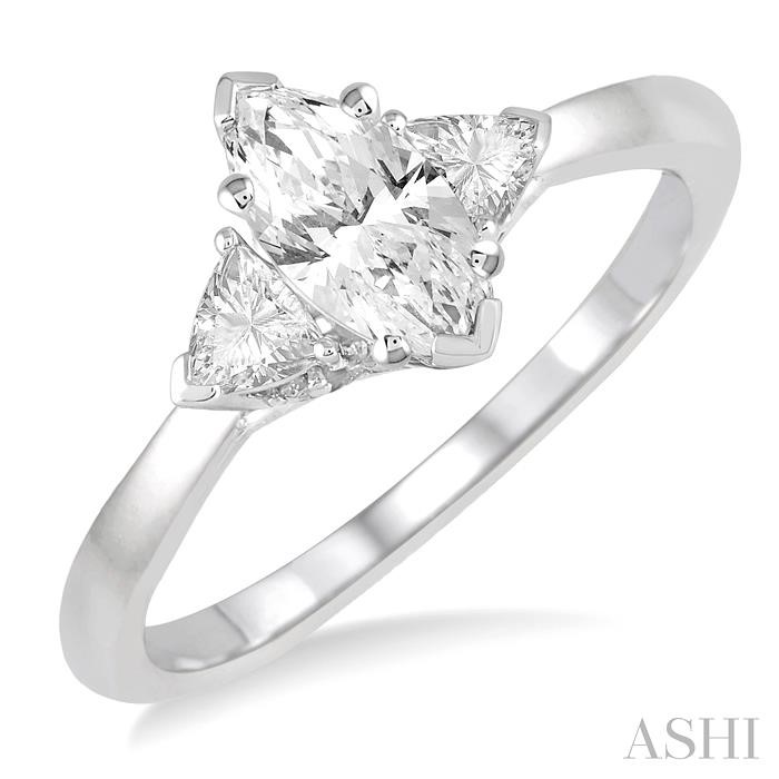 MARQUISE SHAPE DIAMOND ENGAGEMENT RING