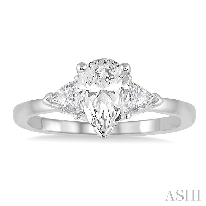 Pear Shape Diamond Engagement Ring-2