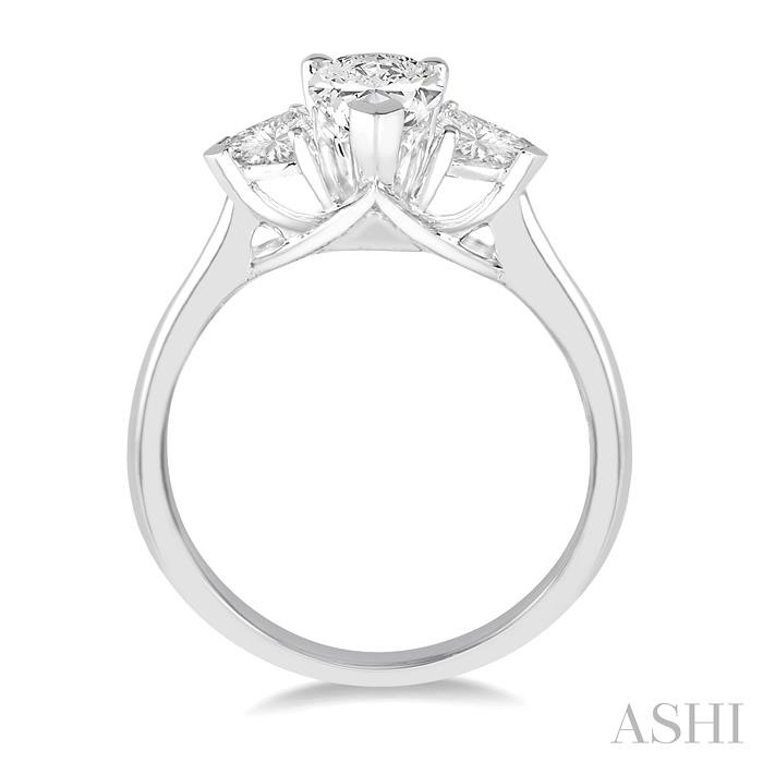 Pear Shape Diamond Engagement Ring-3